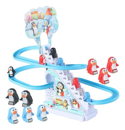 Roller Coaster Toy Penguin Educativo Para Halloween Niños