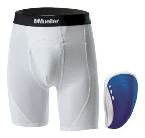 Basquetbol Niño Pantalon Mueller Athletic Support Shorts Wit