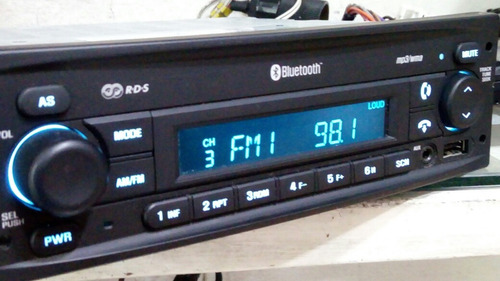 Estereo Chevrolet Comando Azul O Ambar Usb Bt