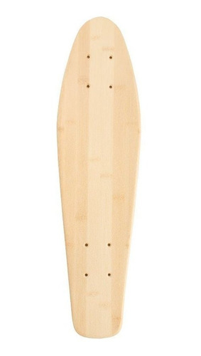 Patineta Bambu Mini Cruiser Tabla Skate (en Blanco 6 X