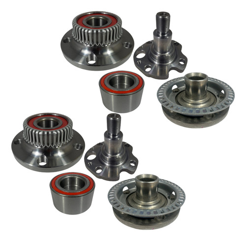Mazas Baleros Delanteros Y Trasero Tambor Jetta A4 2.0 99-08