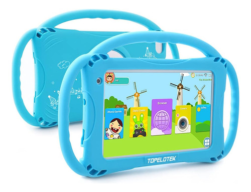 Tableta Infantil Topelotek, Android, 32 Gb 7 Azul