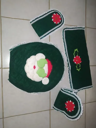 Forro Navideño Para El Baño