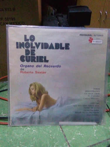 Organo  Recuerdo Inolvidable Curiel Vinyl Lp Acetato Oferta1