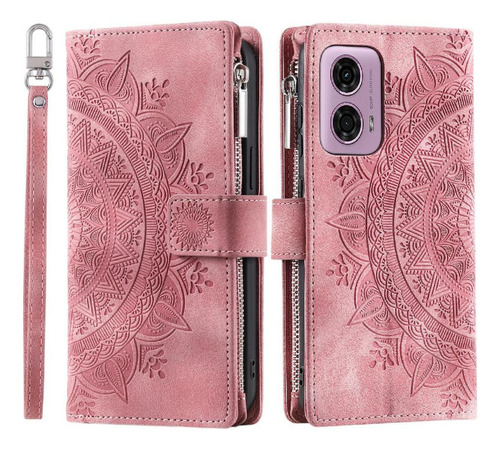 Funda For Motorola Moto E14 Totem Cartera Con Mano