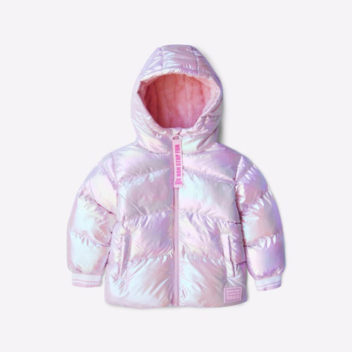 Campera Canguro Inflable Rompeviento Grisino Capuch Invierno