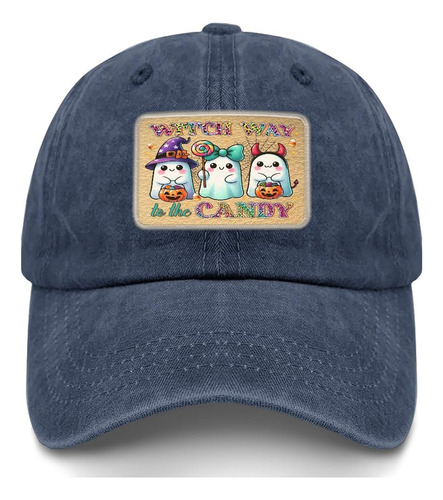 Sombreros De Witch Way To The Candy Divertidos Sombreros Azul Marino Talla Única