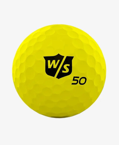 Kaddygolf Pelotas Golf Wilson Fifty Amarillas Tubo X 3