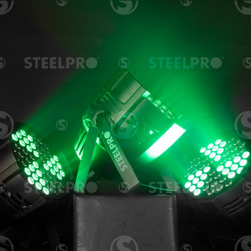 Imagen 4 de 7 de Par Led Rgb 3 En 1 Steelpro Windmill 3 Pro Full Color 54x3 W