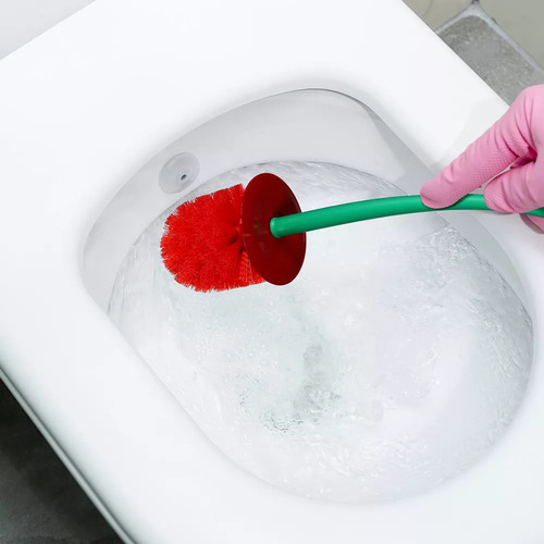 Juego De Escobillas De Baño En Forma De Cereza Con Soporte A