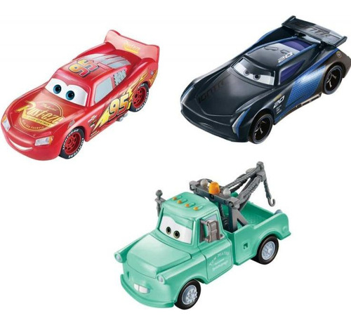 Cars - Rayo Mate Y Storm - Pack X 3 - Color Changers Mattel