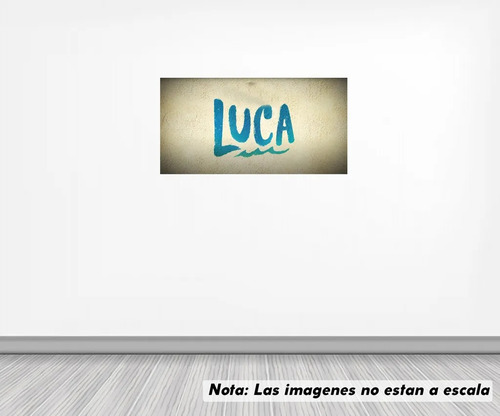 Vinil Sticker Pared 70 Cm. Lado Luca  Modld0014