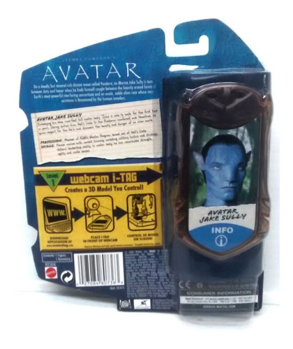 Avatar Jake Sully Figura James Cameron Pelicula Pandora 3.75 (Usado)
