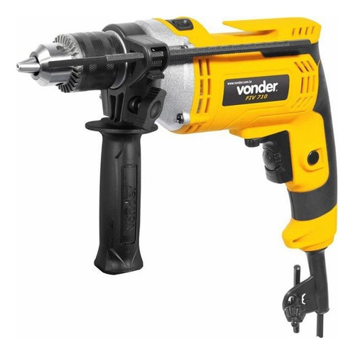 Imagem 1 de 1 de Furadeira martelete elétrica de 13mm Vonder FIV 710N 710W + acessórios 220V 50Hz/60Hz
