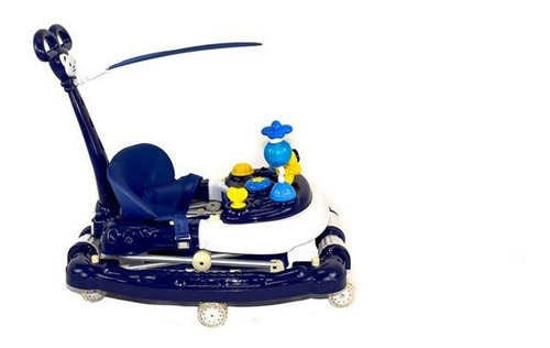 Andadera Para Bebe Caminadora Estrella Plegable 3en1 Color Azul