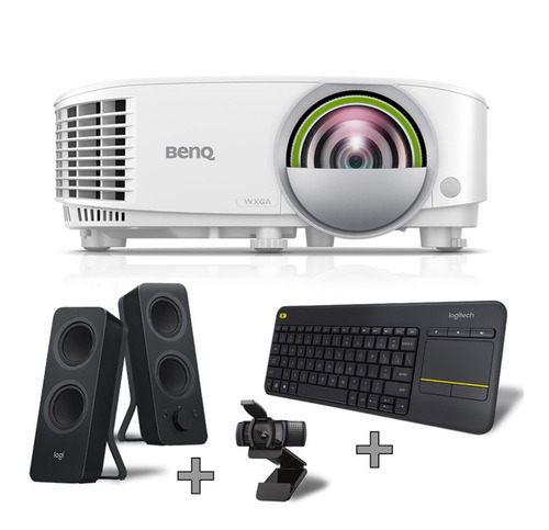 Imagen 1 de 8 de Bundle Proyector Smart Benq Ew800st +teclado, Bocina, Cámara