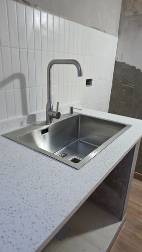 Mesasa Purastone Terrazo White Blanco