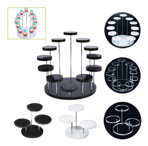 Soporte De Acrílico Para Cupcake Stand Para Postre De Pastel