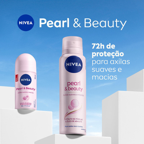 Nivea Desodorante Roll-on Pearl & Beauty 50ml