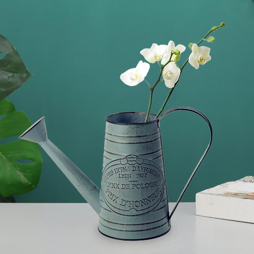 Tetera De Hierro Para Flores, Regadera, Maceta Portátil De