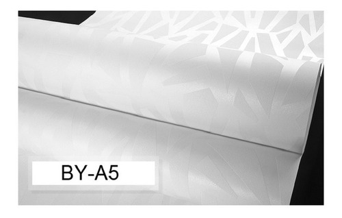 Imagen 3 de 4 de Papel Tapiz Blanco Geometrico Sala Comedor Recamara 3d