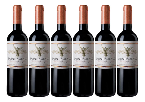 Vino Montes Alpha Cabernet Sauvignon Tinto 750 Ml Caja X6