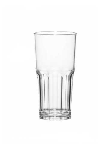 Vaso Facetado Trago Largo Vidrio Bristol Nadir 340ml X1 Uni.