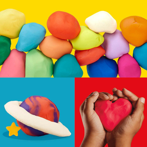 Play-doh Compuesto Para Modelar 36 Latas 3 Oz No Tóxico