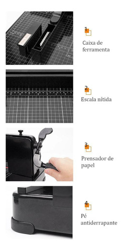 Guilhotina Semi Industrial A3 Corta Até 400 Folhas Grafity