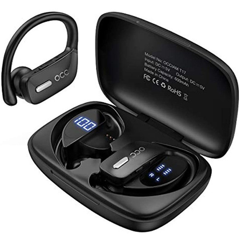 Auriculares Bluetooth Running Deportivos Clip Ear Bmani T16 con micrófono HIFI 48 hs duración batería