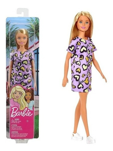Barbie Clasica Muñeca Rubia Bronceada Original Mattel 30 Cm