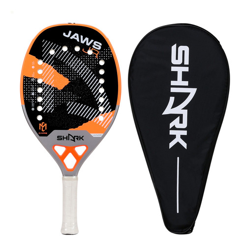 Raquete De Beach Tennis Shark Jaws Junior 22mm - Cappelletti