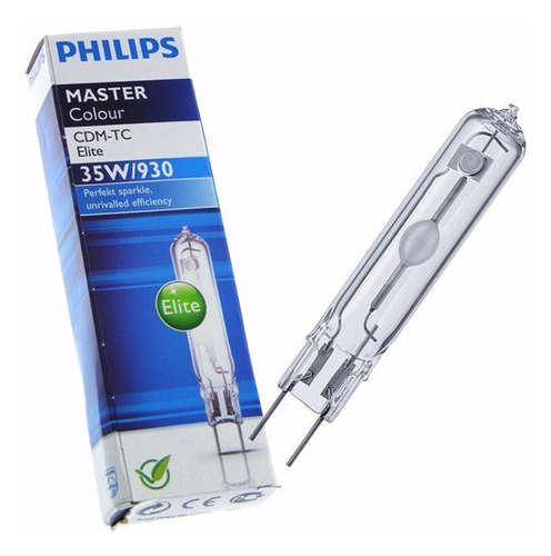 Foco Cdm Tc 35 Lampara Descarga Mastercolor 35w G8.5 Philips Color de la luz Blanco cálido