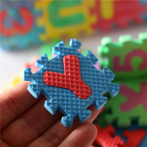 Alfombra De Piso Puzzle Letras Puzzle Toys-72pcs