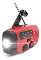 Comprar Lámpara Recargable Radio Linterna Cargador Solar Manivela