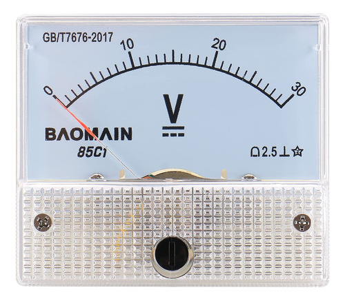 Analog Voltimetro 85 c1 dc 0  30 v Rectangle Volt Panel