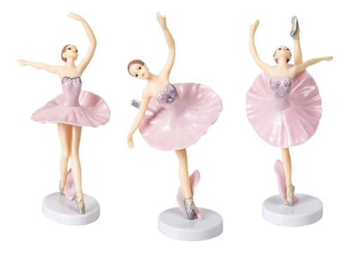 3 Piezas Bailarina Pastel Topper Pastel Selecciones Figuras