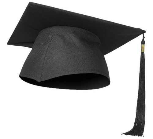 Sombrero De Graduación Fiestas Y Cotillón Birrete De Tela