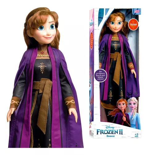 Boneca Anna Articulada Princesa Disney Original Frozen 2