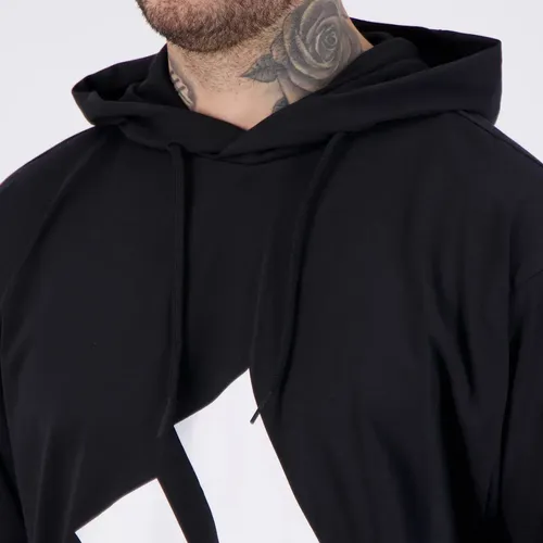 Moletom adidas Big Logo Com Capuz Preto | Parcelamento sem juros