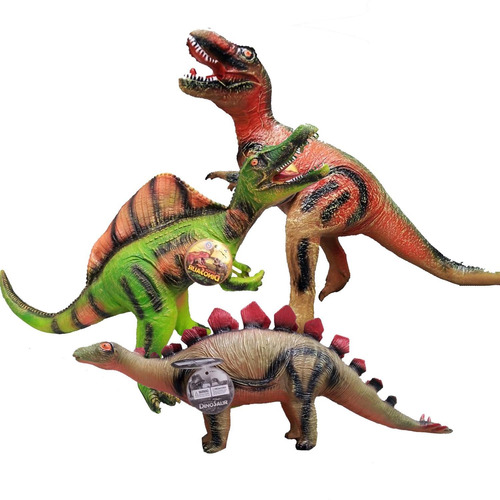 Dinosaurio Rex, Juguete De Goma, Juguete Con Sonido, 50cm. | Envío gratis