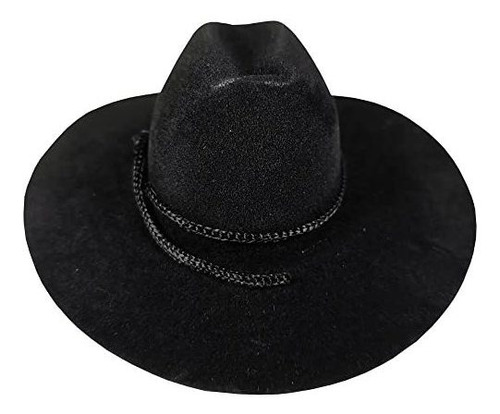 Sombrero Vaquero Mini Negro 12uds