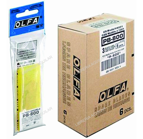 Repuestos De Cutter Olfa Pb 800 P Cortar Acrílico Pc L X 3un