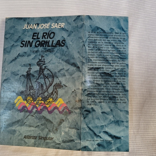 Imagen 4 de 10 de El Rio Sin Orillas Juan Jose Saer Alianza Primera Ed 1991