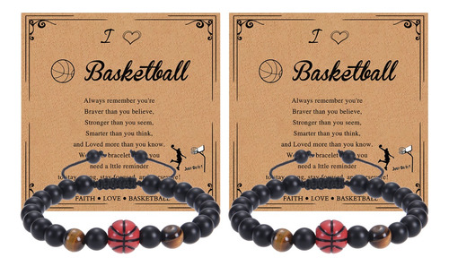 2 Pulseras Ojo De Tigre Basquetbol Significado Suerte B520