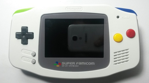 Game Boy Advance Retroiluminada Super Famicom Version