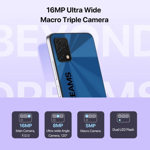 Imagen 2 de 3 de Celular Umidigi A11s Mist Blue 4/32gb
