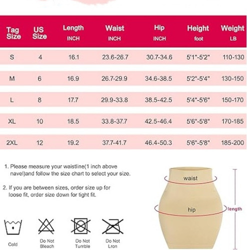 A Body Shapewear Falda Cintura Alta Tummy Control Para Mujer