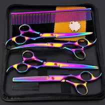 Comprar Set Tijeras Peluquería Canina Corta Pelo Perro Mascota 