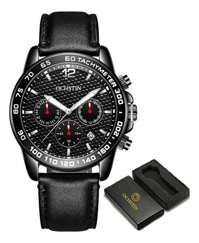 Relojes De Cuarzo De Cuero Ochstin Gq6117 Calendar